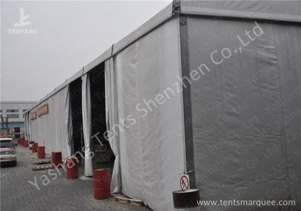 Hard Aluminum Frame Industrial Storage Tents , Temporary Warehouse for Bonded Logistics