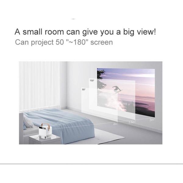 LCD Portable Multi Media Projector LED For Home Theater And Entertainment