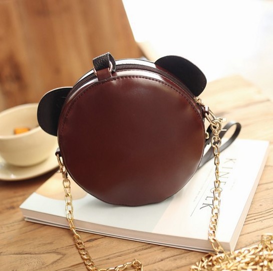 Buns national wind hit the color shoulder bag cute animal chain new women Messenger