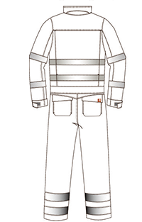 Анти- жидкостная химическая защитная одежда, Coveralls FR химические устойчивые