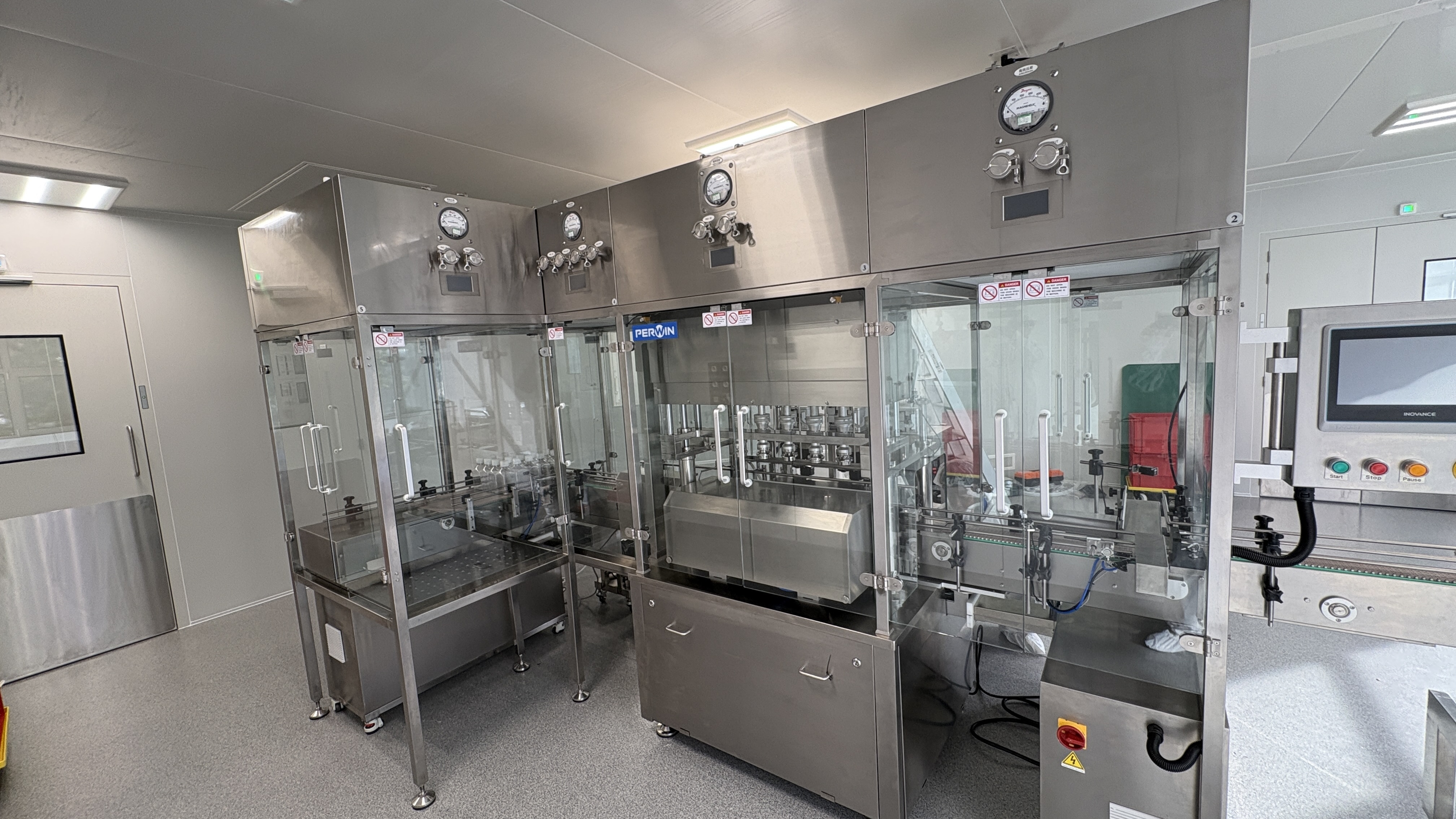 Servo Motor Controlled Media Filling Machine with Inline Weight Checking and Drip-proof Design for Cellular Culturing Medium