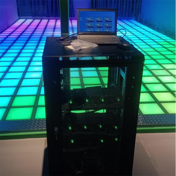 2024 New Entertainment Interactive Room Game LED Floor Light LED Jumping Gird