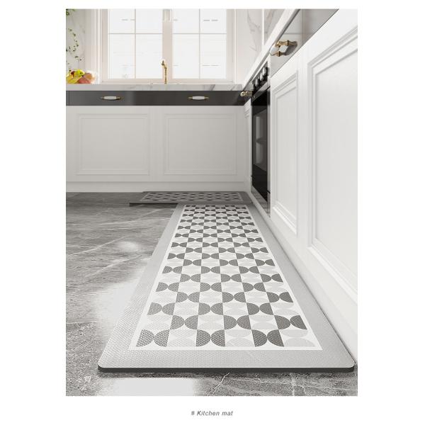 Нескользящий кухонный коврик с подушкой и стираемым диатомным ковриком для комфорта на полу