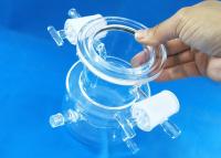 Vidro profissional químico alto Labware de Quartzolite do projeto dos produtos vidreiros de laboratório dos produtos vidreiros de laboratório da ciência do transmitância