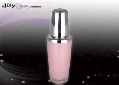 Plastic Lotion Bottles Capacity 60ml Pink Airless Spray Bottle