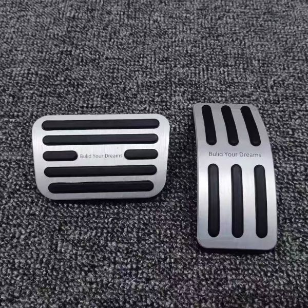 Aluminum Alloy Non-Slip Accelerator Brake Pedal Cover Upgrade for BYD Leopard 5 PRO PLUS Car Interior Modification Accessories