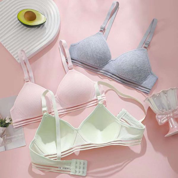 Female High Quality AB Cup Bra Small Breast Underwear Sports Thin Small Quality Wholesale Bra for Women