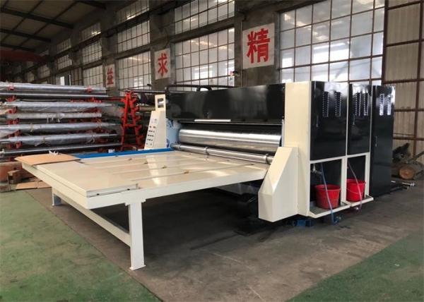 Semi Auto Flexo Printer Slotter Die Cutter Flexo 2 Color Flexo Printing Machine