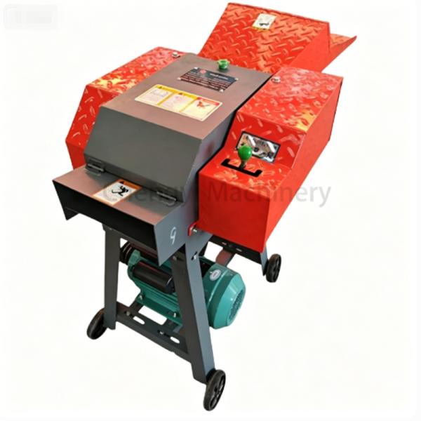 High Strength Steel Durable Chaff Cutter Machine 1 T/H Fodder Cutting Machine