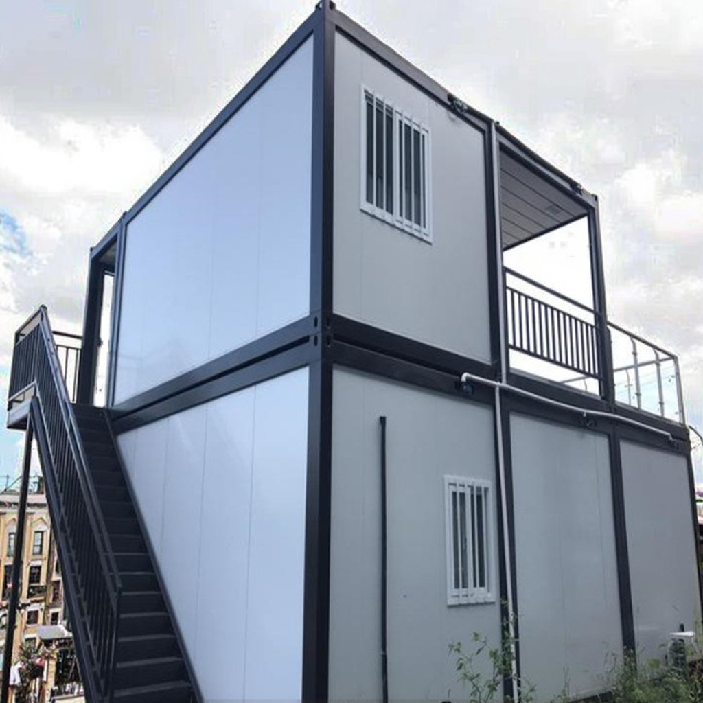 Modular Tiny  House  Prefab Flat Pack Shipping Container House  Hotel Mobile Room Made Steel Frame Sandwich Office Shop Workshop