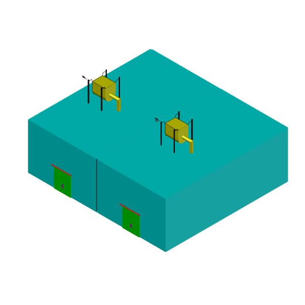 Portas ultrassônicas do armazenamento frio da sala de CA para a esterilização do vegetal de fruto