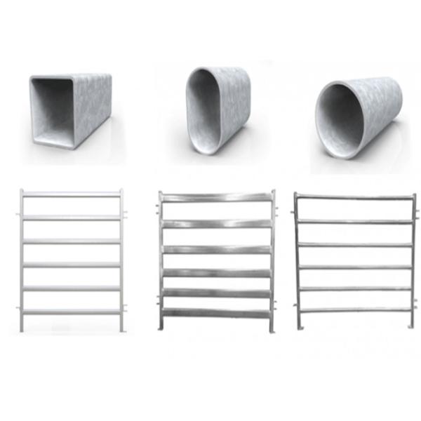 Загородка загона плоской поверхности Эко дружелюбная обшивает панелями размер трубы 32мм с 6 рельсами