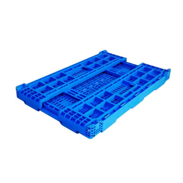 Collapsible Storage Bin Containe，52 Liter Transferheavy Duty Plastic Storage Box,Blue Milk Crates Heavy Duty Transit Storage Of Various Items