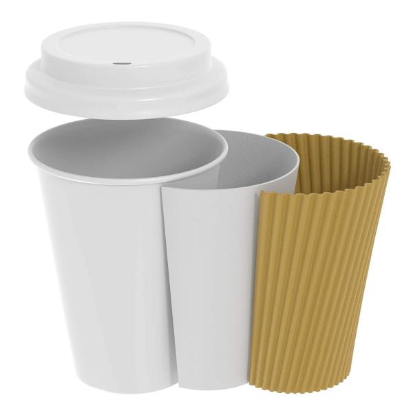 7.5oz	 221.8ml Eco Friendly Christmas Compostable Disposable Paper Tableware
