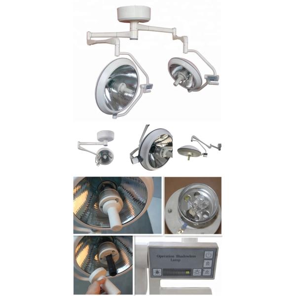 Veterinary mounted ceiling double head halogen surgical operation light ot led surgical lamp price