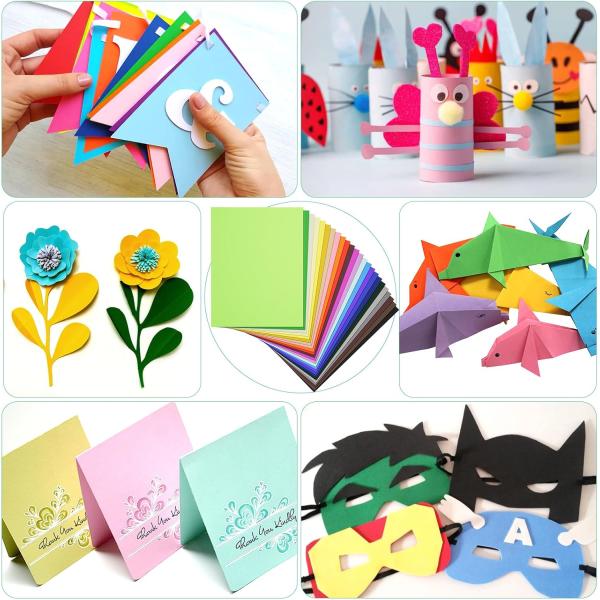 Bright Color Paper Cardboard A4 Size Colored Paper Sheets Bristol Board