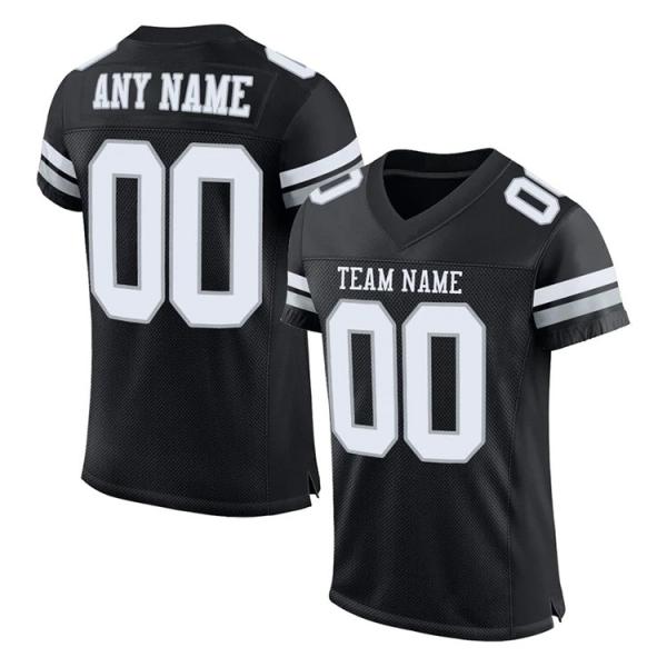 Odorless Mesh Printed Football Jersey Breathable Round Collar