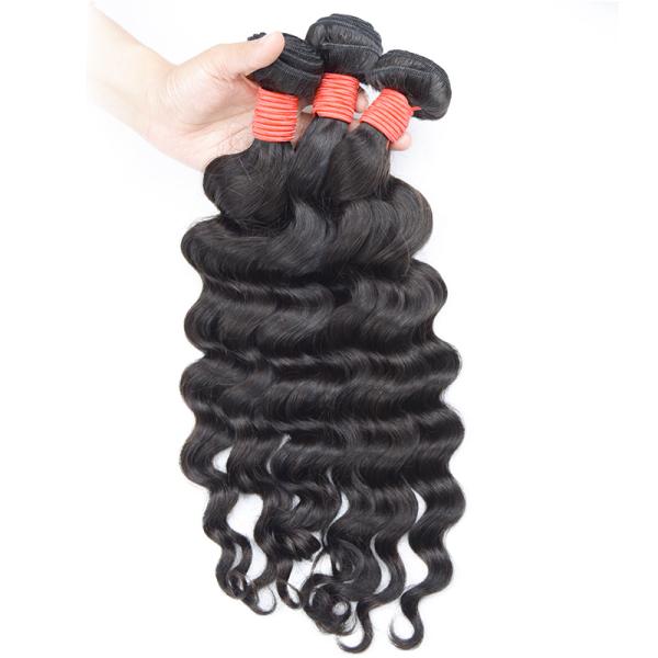 Loose Wave Bundle Human Hair Weave Cuticle Aligned Curly Hair Extension For Black Women