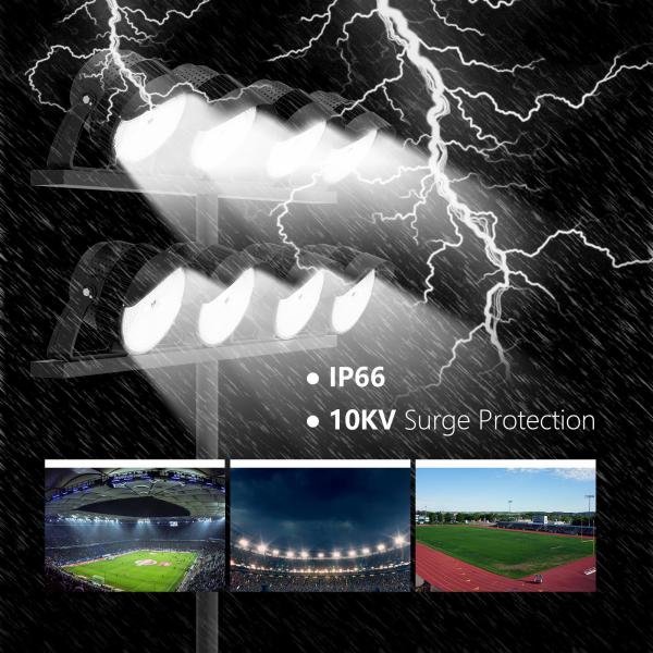 Long Lifespan 500W LED Stadium Lights 60° Beam Angle IP65 Waterproof for Fishing Lighting