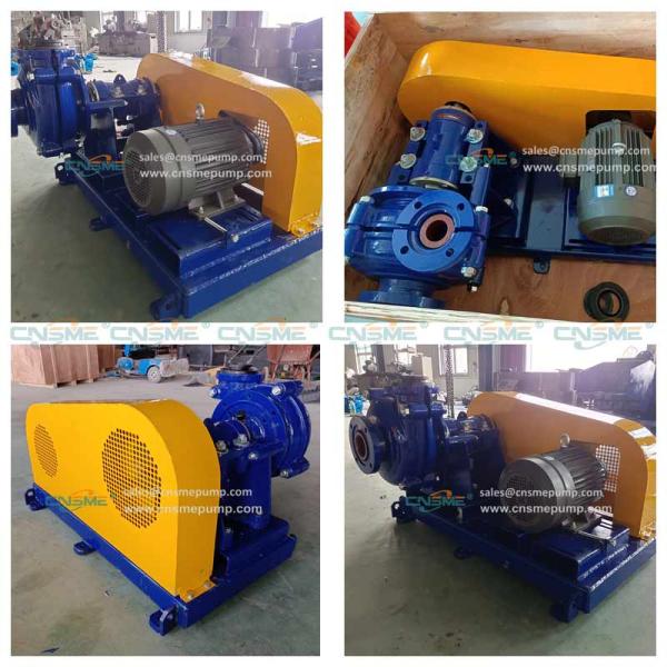30kw 3/2 Metal Lined Slurry Pump SH/50C 1300-2700rpm For Industry Mining