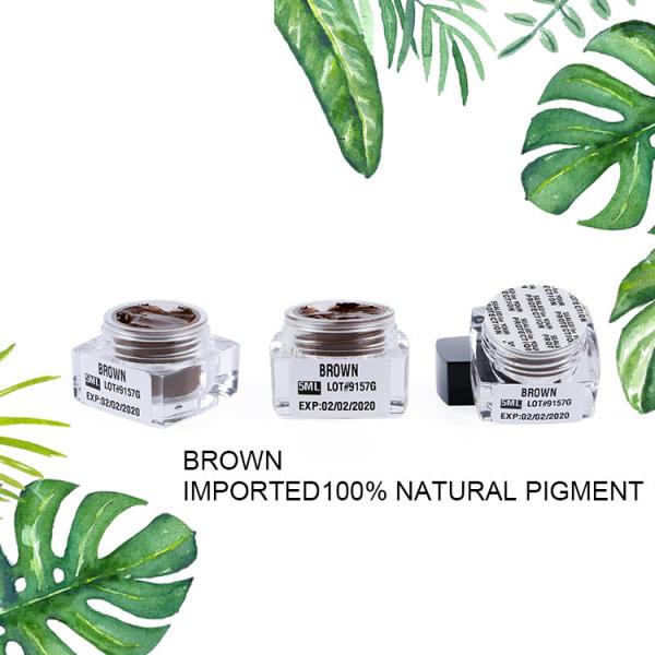 Organic Semi Permanent Makeup Pigments Microblading Manual Eyebrow Tattoo Ink