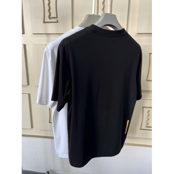 Crew Neck Embroidered T-shirt | 3D Letter & Pattern Design Luxury Round Neck Men's T-Shirt Jersey Manufacture