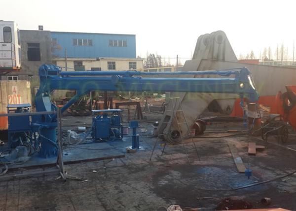 Custom Design Offshore Pedestal Crane , 7T 10M Hydraulic Pedestal Crane