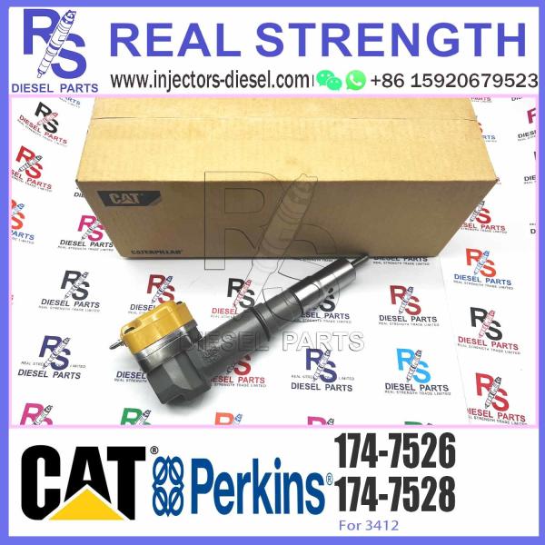 Excavator Accessories Diesel Engine Fuel Injector Motor Parts 1747526 174-7526 For Caterpillar CAT 3412E 651E 657