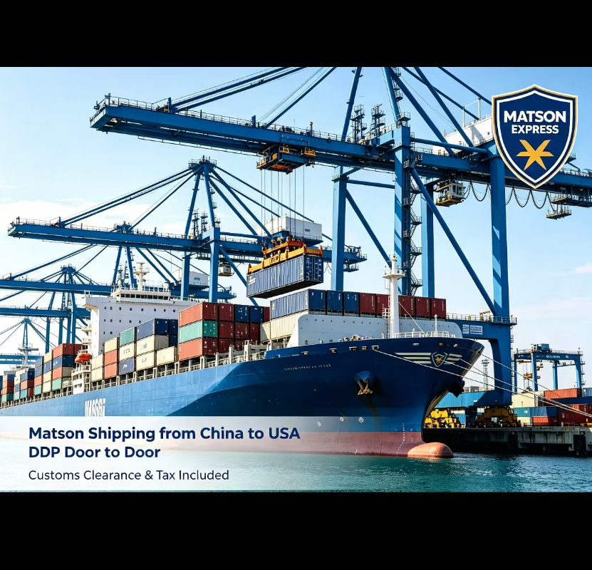 Matson Shipping from China to USA with DDP Shipping Services