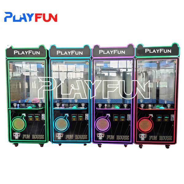 710mm Prize Custom Doll  Machine 4 Side Transparent Claw Crane game