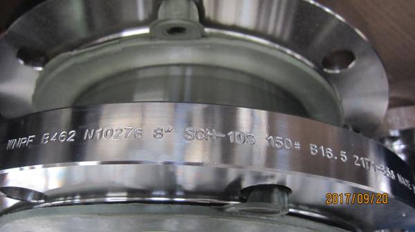 ASTM B564 C-276, MONEL 400, INCONEL 600, INCONEL 625, INCOLOY 800, INCOLOY 825, BRIDE EN ACIER