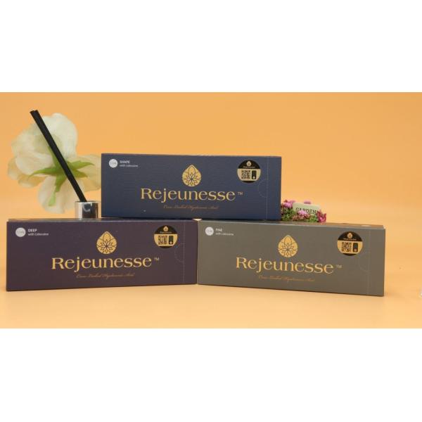 A cruz profunda fina ligou Rejeunesse dá forma profundamente ao ácido hialurónico do enchimento cutâneo no coreano