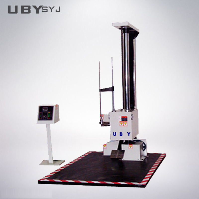 UP-3001 Single Arm Drop Test Machine with Adjustable Drop Height and Single Arm Double Column Structure for ISO ISTA Standard Packaging Testing