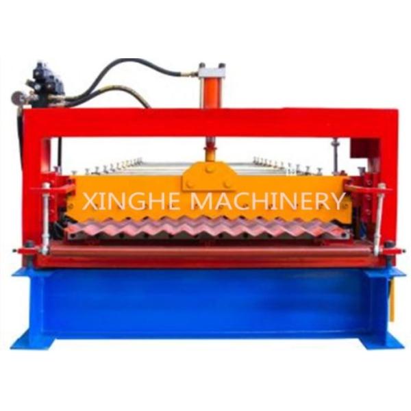 Automatic 850 Metal Roofing Corrugated Tile Roll Forming Machine / Colored Steel Sheet Roll Making Machine