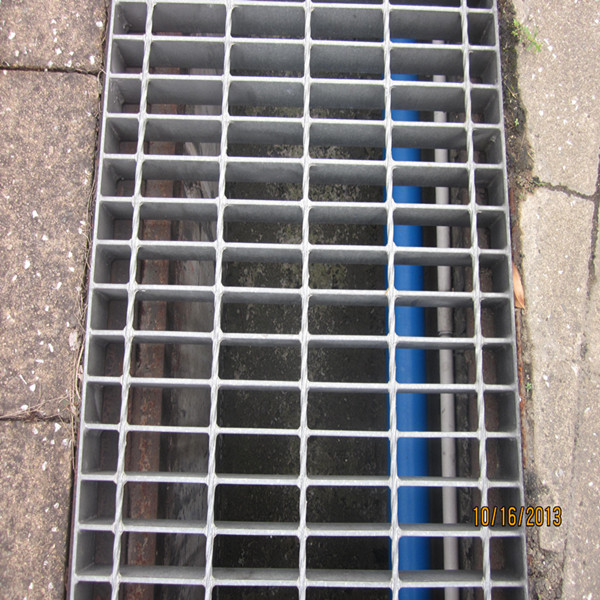 Fáceis de aço inoxidável soldados do dreno do Grating do mergulho quente a tampa de aço instalam