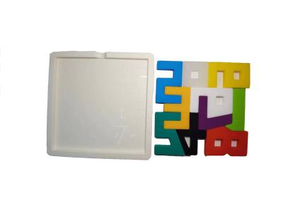 Beginner Early Educational Silicone Sensory Toys Shape Sorter For Childhood With Size Is 15*15*3 cm And Weight Is 230 Gr