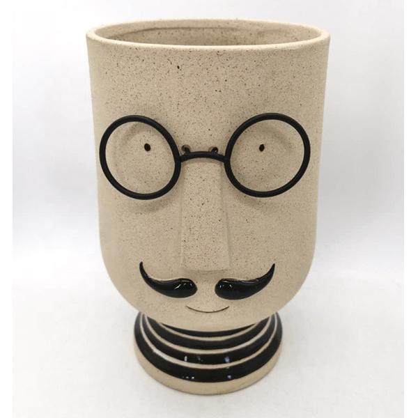 14 дюймов 10 дюймов 12 дюймов Керамический цветочный горшок Красивый Инстаграм 3D Уникальная мужская форма