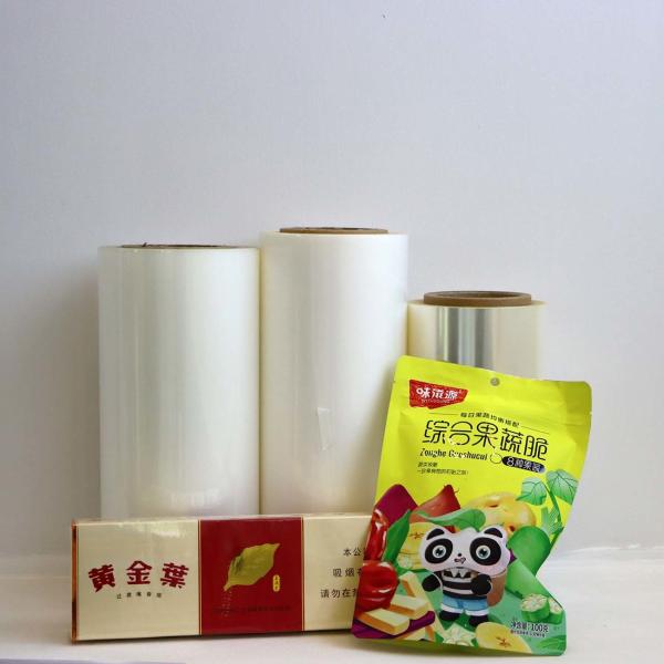 10-40mic Transparent BOPP Printing Film Clear Plastic Film Roll For Packaging