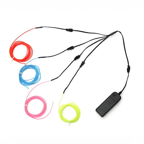 10% off super bright electroluminescent wire/el wire/ neon wire for decoration