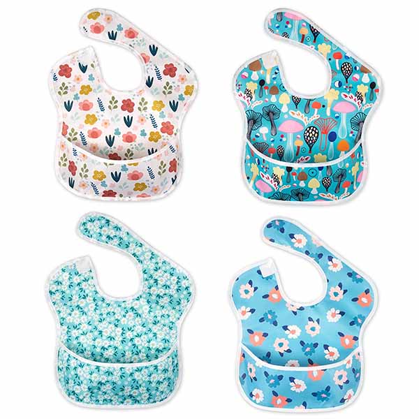 Регулируемые водоустойчивые Newborn Bibs младенца для питаться и еды