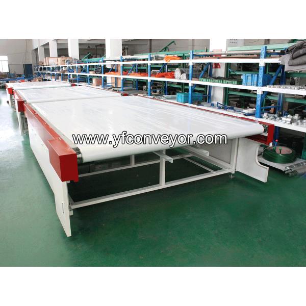 2m Wide Widening White Belt Conveyor for Solar Panels
