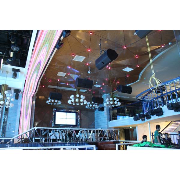 SPEAKON Church Audio Equipment 250W Stage Monitor , Plywood Cabinet