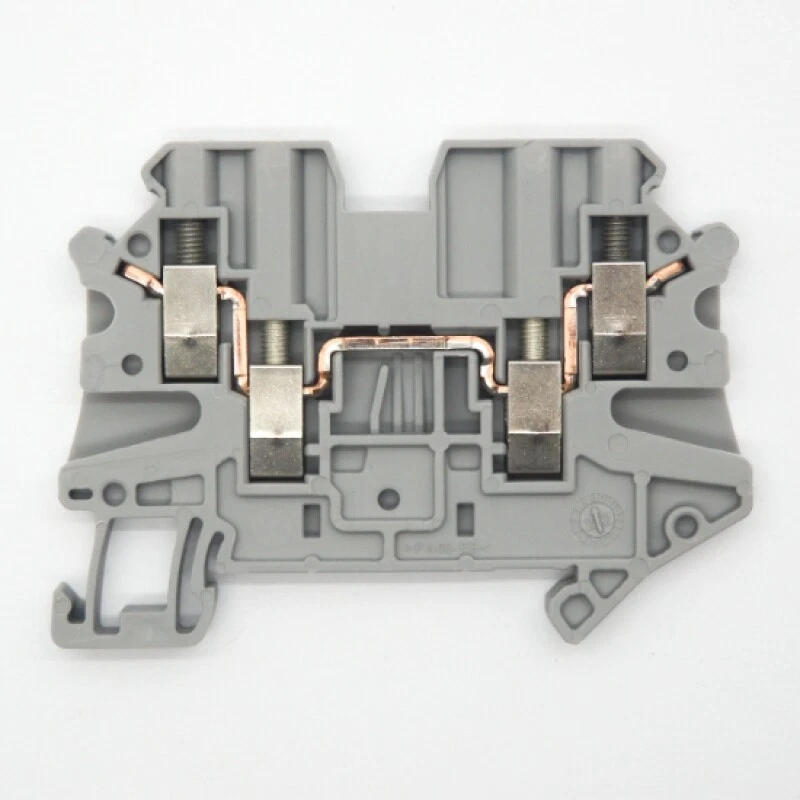 Phoenix Contact 500V 24 A Spring Terminal Block with 4 Connections Feed-through Terminal Block Connector
