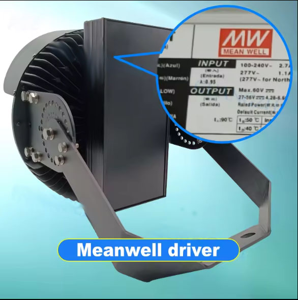 Round Football Stadium Lighting with 50000 Hours Working Lifetime LED Floodlight