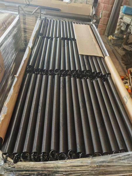 82B 60Si2MnA Industrial Doors Parts Oxide Steel Torsion Spring 2 Inch