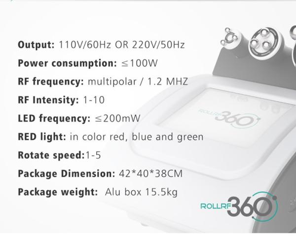 1.2MHz Anti Wrinkle Radio Frequency Skin Tightening Equipment