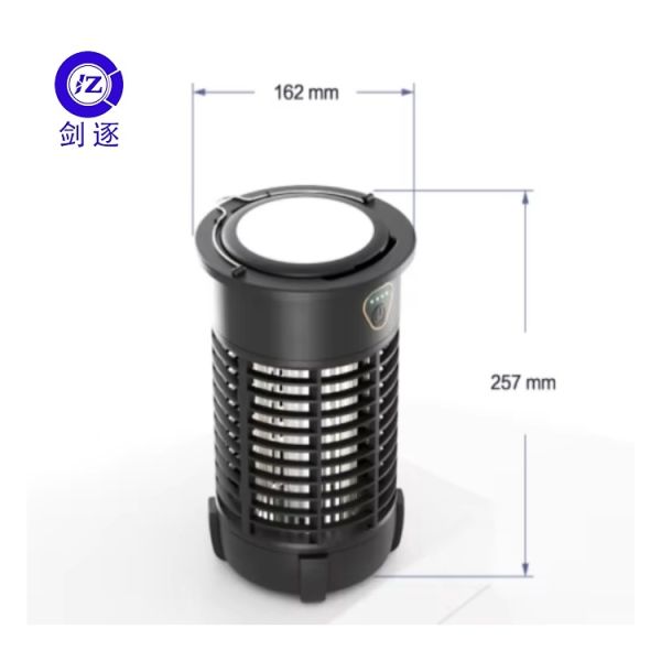 3-in-1 3000V Rechargeable Indoor Eco-Friendly Folding Suspensible 360-degree Al-round Mosquito Control Light Mosquito Killer