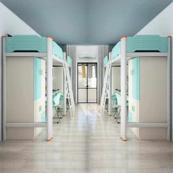 Гостиница Стальная постель с лестницей для стола Поставлена клиентом и современная мебель для спальни