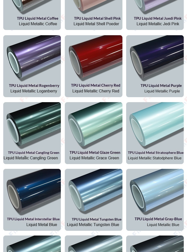Car PPF TPU color modification film, vehicle film, PPF film, PPF carbon fiber, PPF color-changing film (dry installation)
