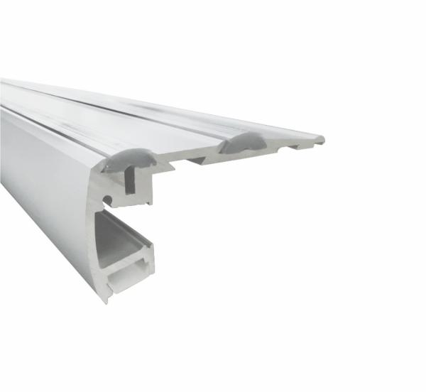 Perfis de alumínio da extrusão do diodo emissor de luz com tampa do difusor do PC para a iluminação linear interior